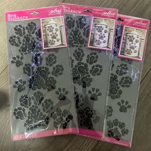 Jolees Boutique bling stickers paws 3pack